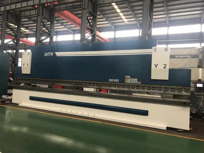中国Yawei 9M PBH CNCプレスブレーキ5軸DELEM