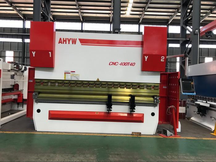 AHYW Yawei 6 axis cnc press brake 400T4m metal bending machine china manufacture DELEM DA66T